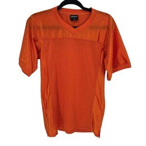 Ealer sports Size small orange short sleeve pullover jersey breathable blank